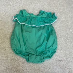 Teal romper - 0-3m